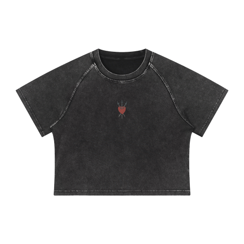 10-of-Swords — Cropped Raglan Tee