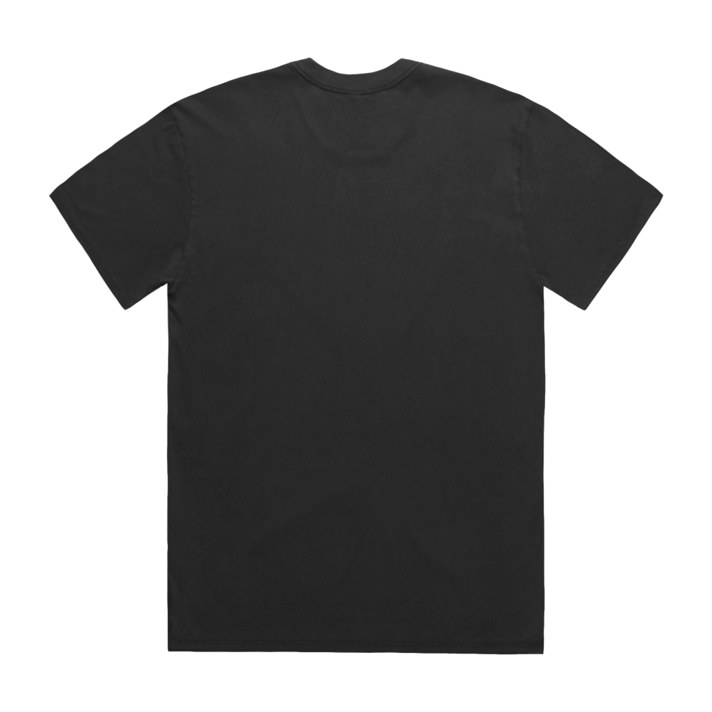 Faded Black Embroidered