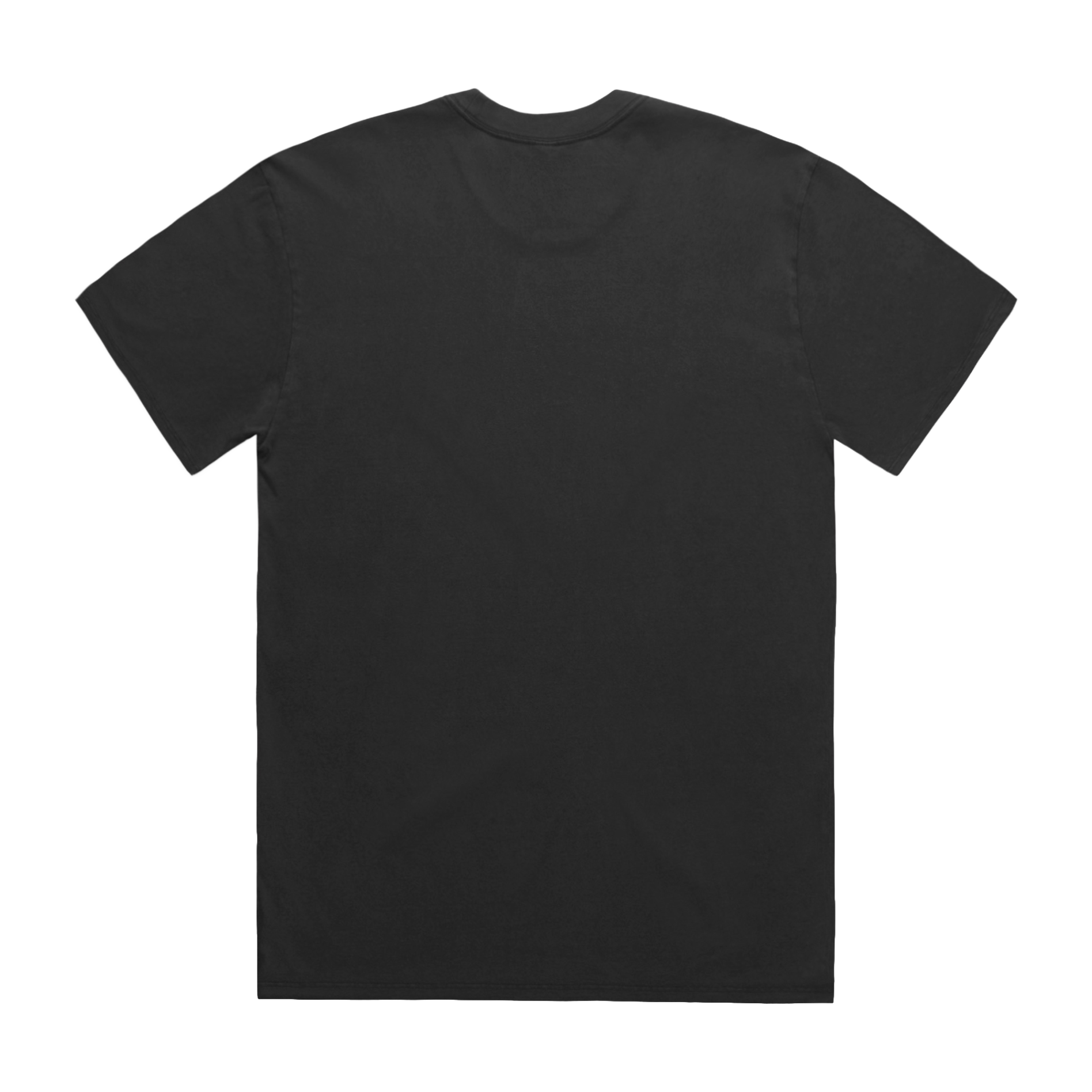 Faded Black Embroidered