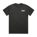 Faded Black Embroidered